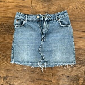 Top Shop Moto Jean skirt USA size 4